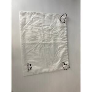 COACH LARGE WHITE DUST BAG